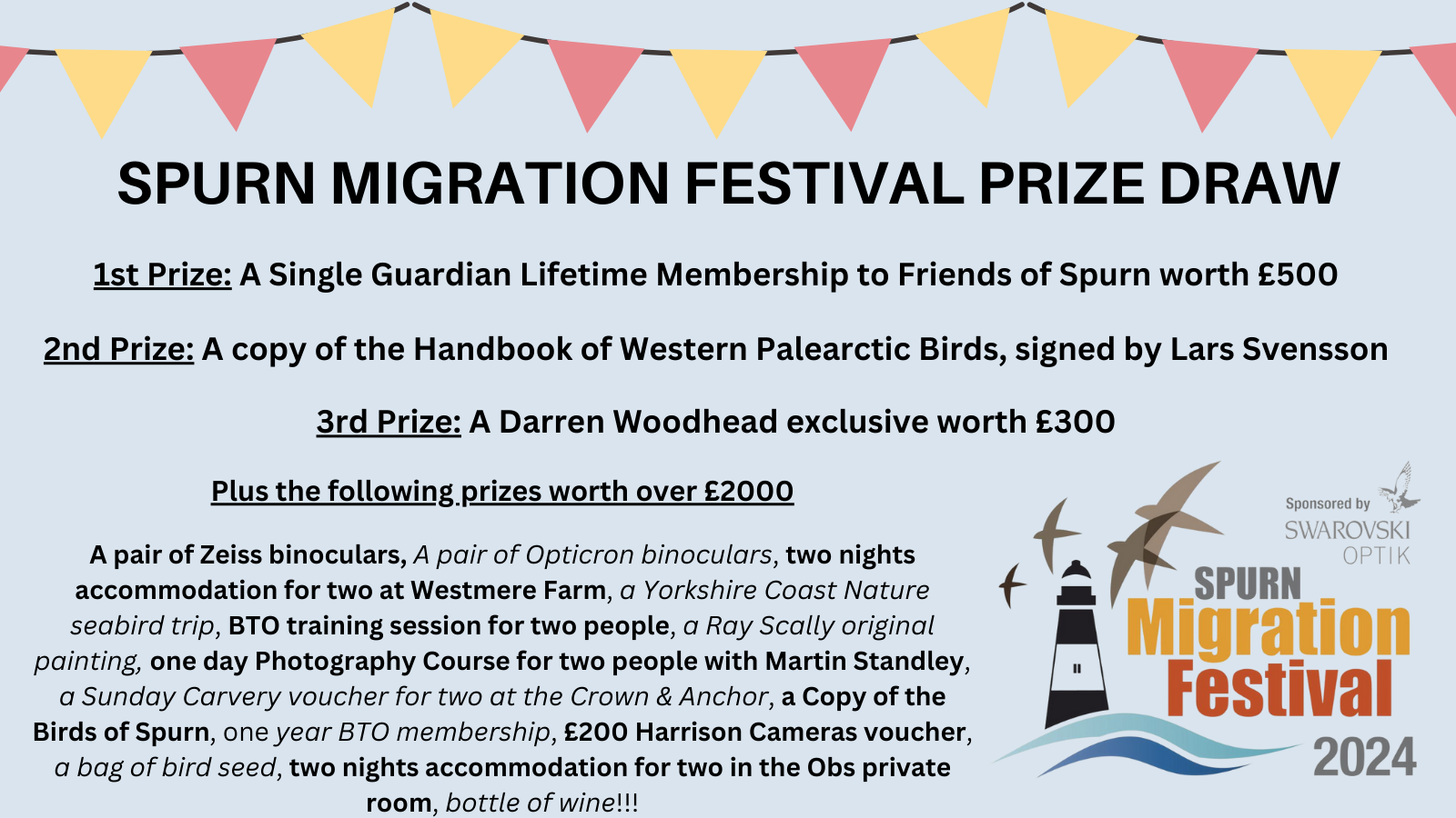 Spurn Migration Festival Prize Draw 2024